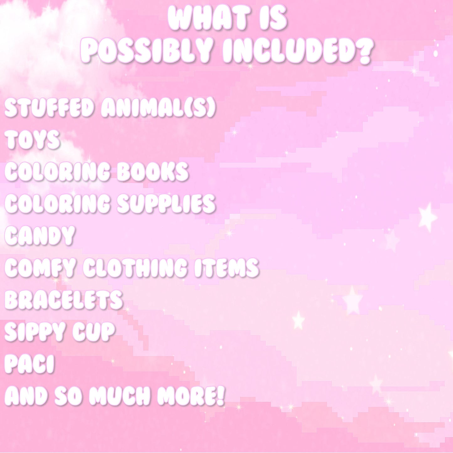 Little Space Mystery Box, Age Regression Stater Pack, Age Regression Community, SFW Gift For Your Little Girl or Boy